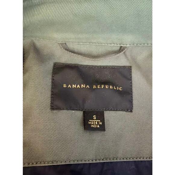 Vintage 90's Banana Republic Bomber Jacket Men’s Small Grey - Picture 6 of 9